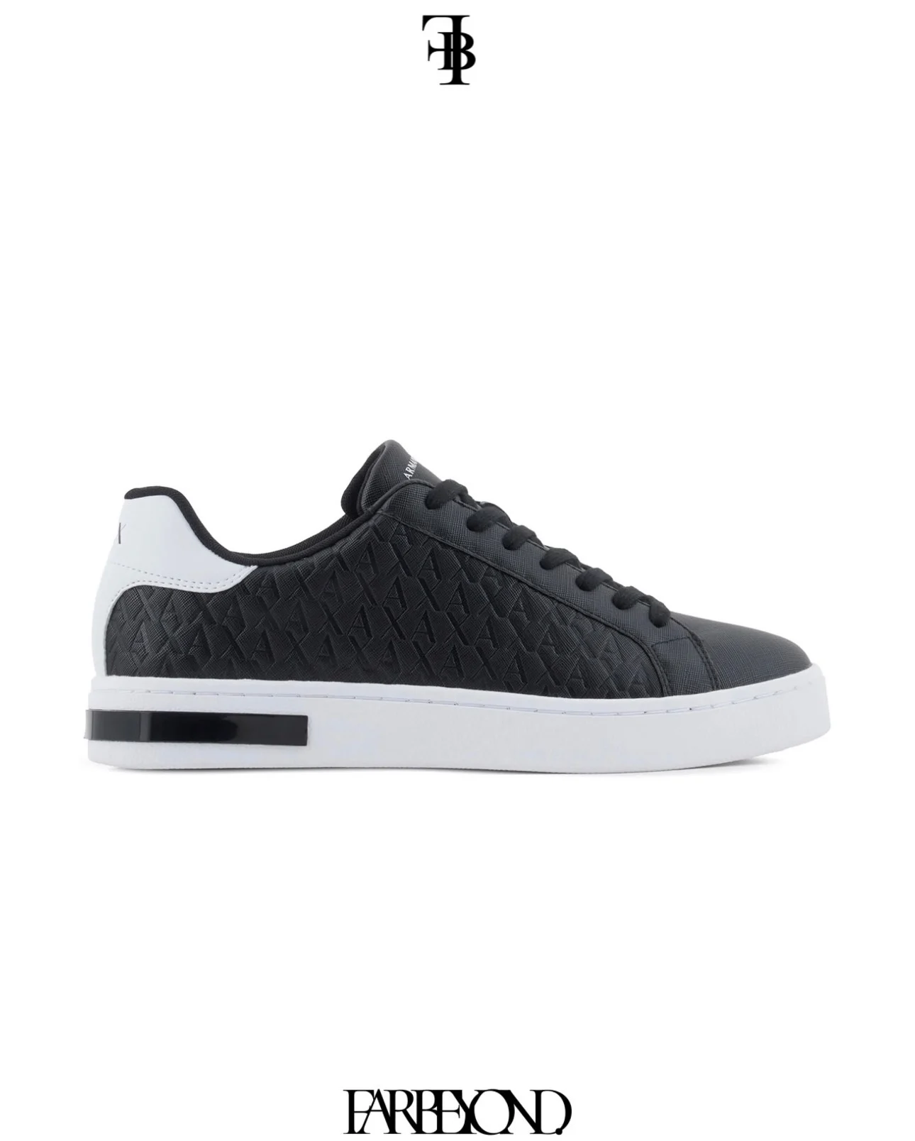 Armani Exchange Monogram-Debossed Sneakers