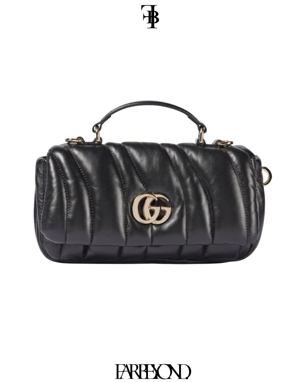 Gucci - GG Milano Quilted Lambskin Top Handle Shoulder Bag