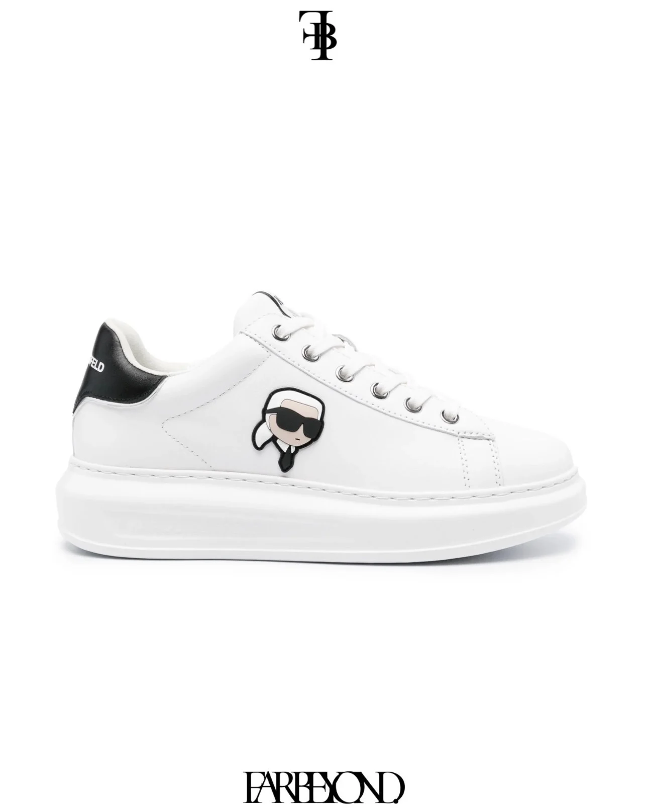 Karl Lagerfeld K/Ikonik Leather Trainers