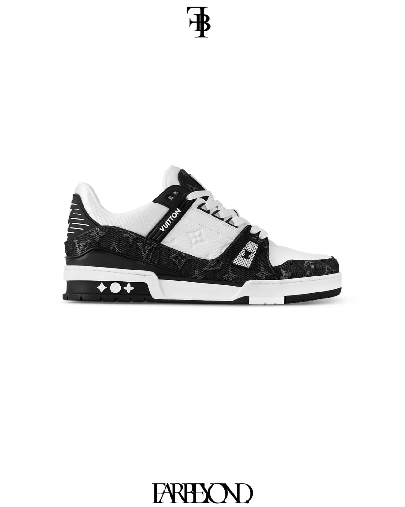 Louis Vuitton Denim Trainer Sneaker - Black