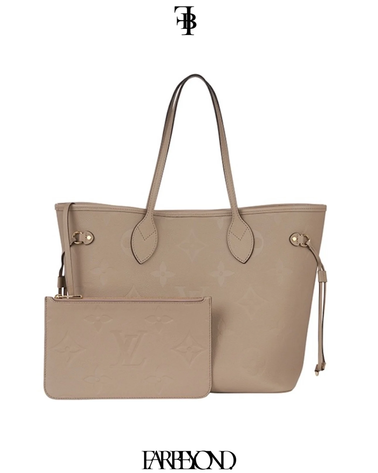 Louis Vuitton - Neverfull NM Monogram Empreinte Giant MM Tote Bag - Image 2