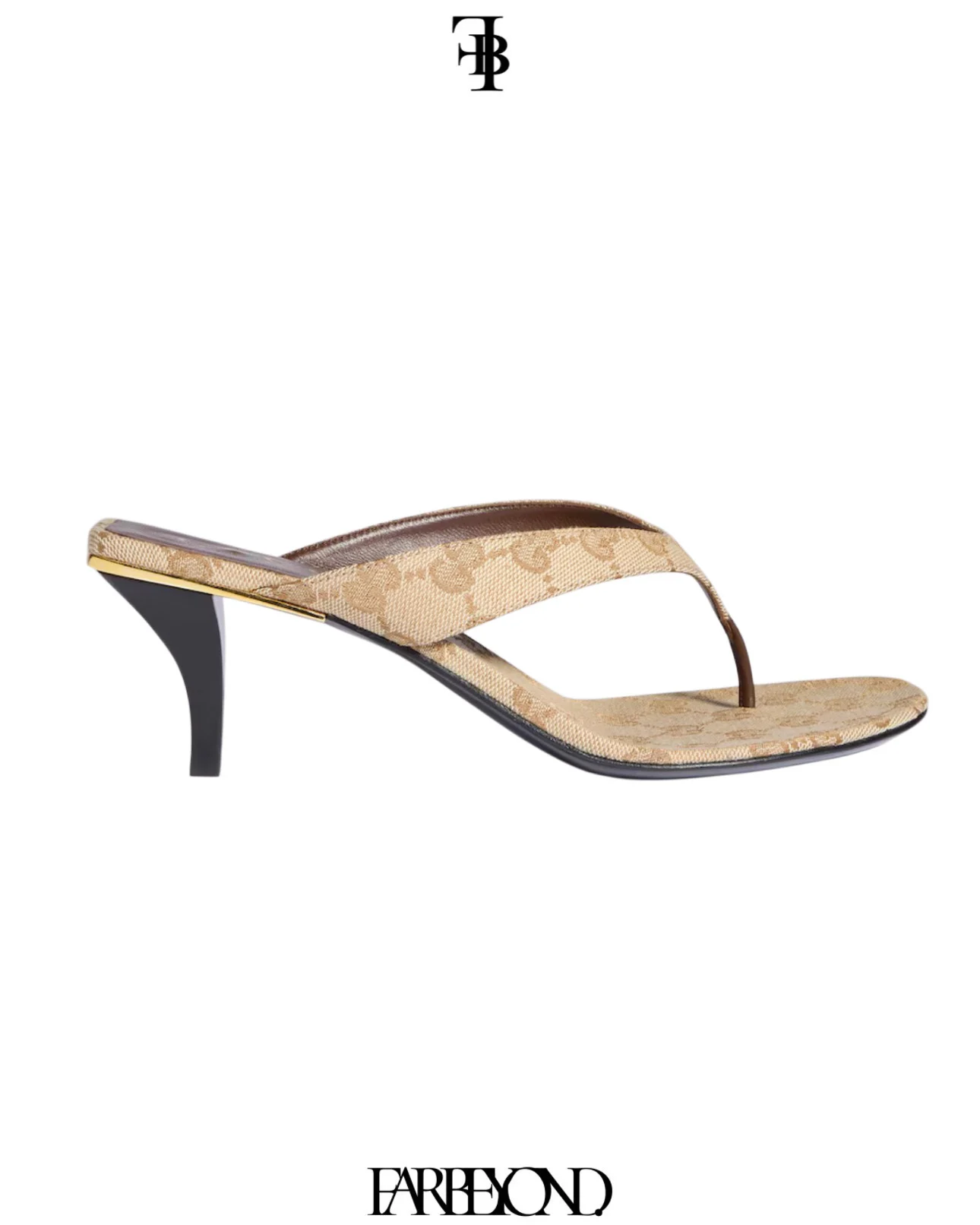 Gucci Vittoria Leather Thong