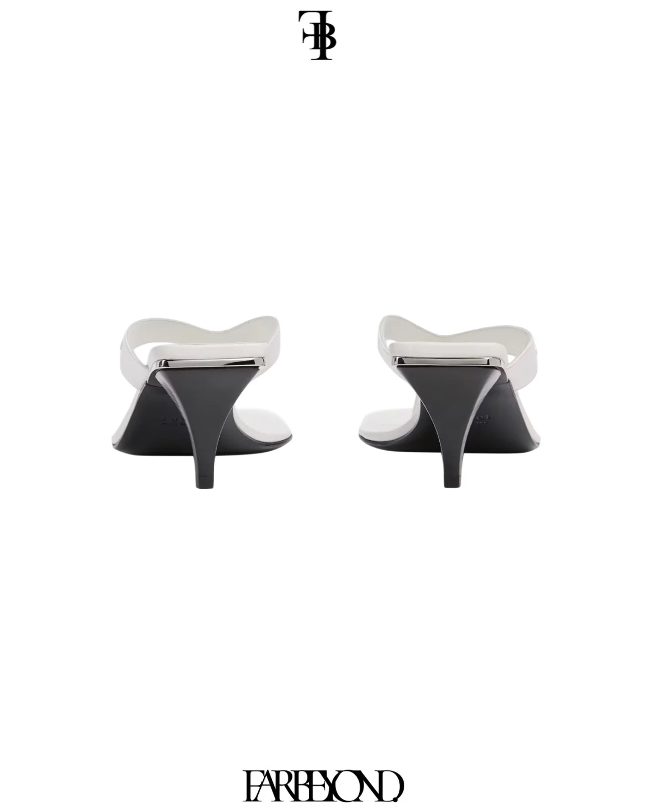 Gucci Vittoria White Leather Thong - Image 3