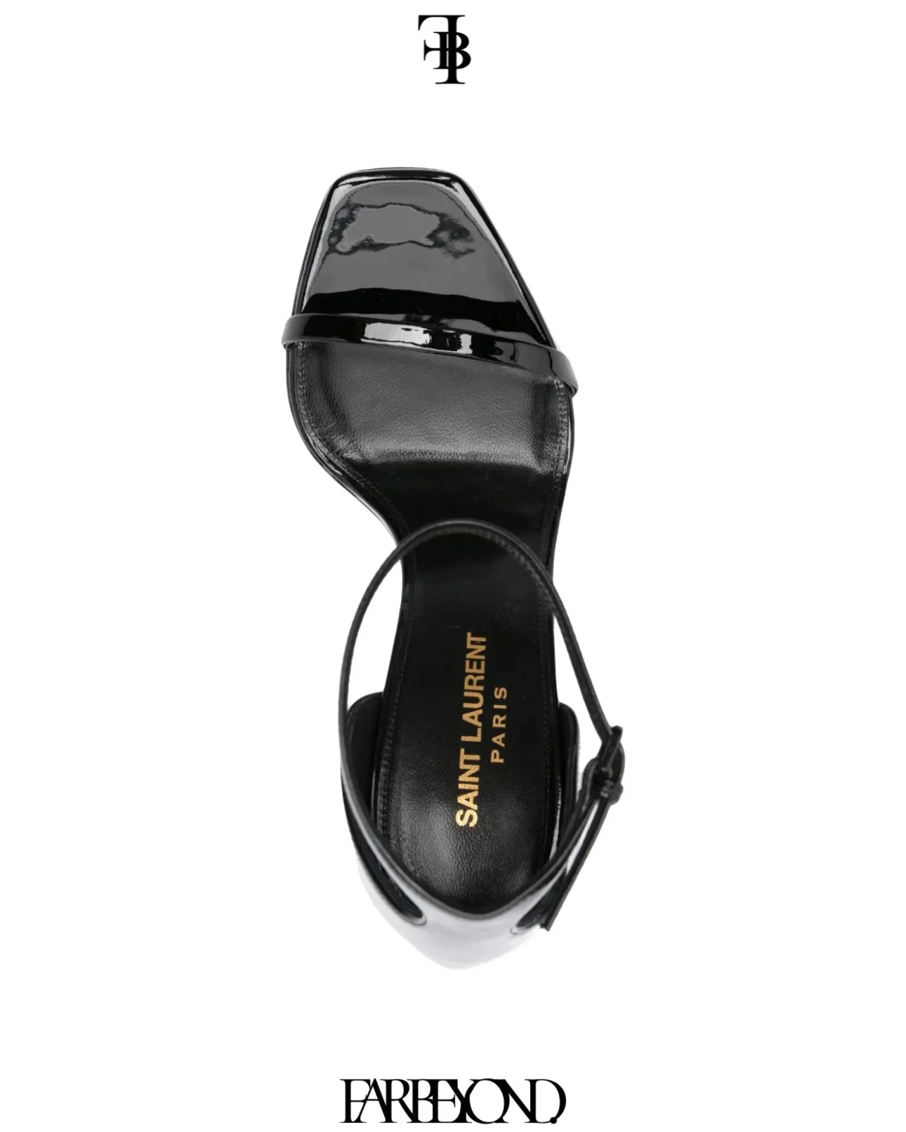 Saint Laurent Opyum patent leather sandals - Image 2