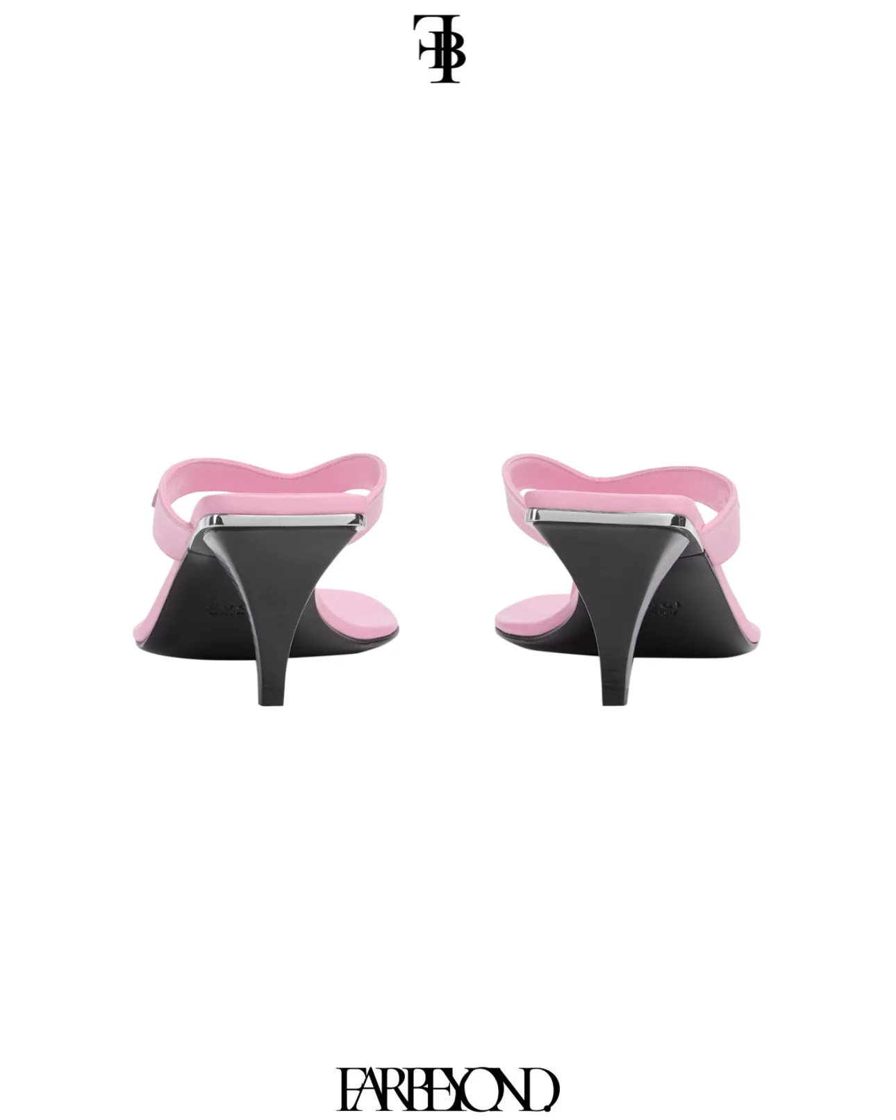 Gucci Vittoria Light Pink Leather Thong - Image 3